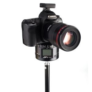 Selfie کے لئے 360 ڈگری الیکٹرک ایلومینیم پینورامک ہیڈ مینی پینورامک روبوٹ